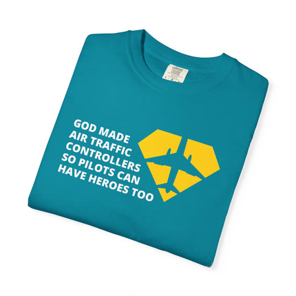 Air Traffic Controllers Superman Logo T-shirt | Pilot Appreciation Tee