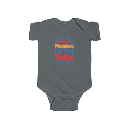 Baby Bodysuit “Newest Member of Our Tribe” — Cute Infant Onesie for Newborns & Baby Showers