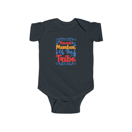 Baby Bodysuit “Newest Member of Our Tribe” — Cute Infant Onesie for Newborns & Baby Showers