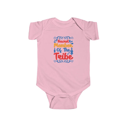 Baby Bodysuit “Newest Member of Our Tribe” — Cute Infant Onesie for Newborns & Baby Showers