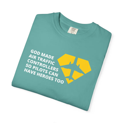 Air Traffic Controllers Superman Logo T-shirt | Pilot Appreciation Tee