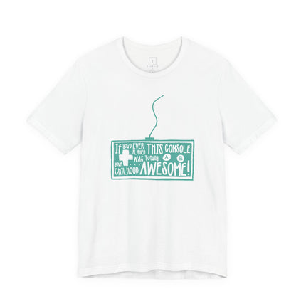 Retro Gaming Tee – “If You Played This Console When You Were Young, Then Your Childhood Was Awesome”