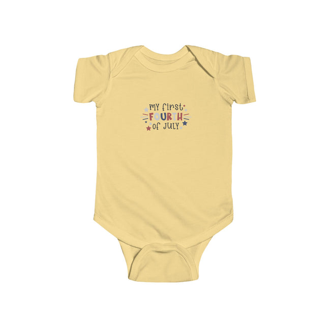 My First Fourth of July Infant Bodysuit | Patriotic Baby Onesie