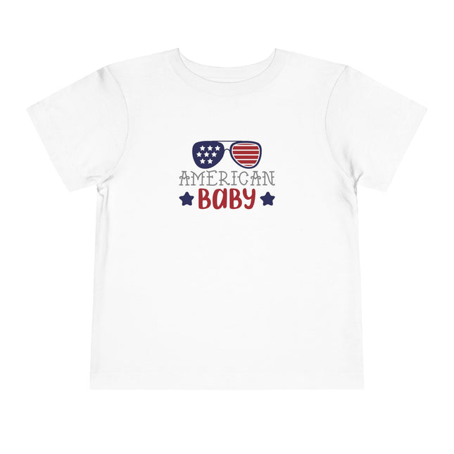 American Baby sunglasses graphic Tee | Toddler Tee, Patriotic Fourth of July