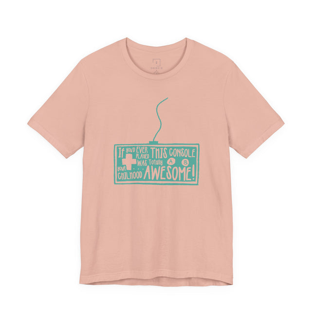 Retro Gaming Tee – “If You Played This Console When You Were Young, Then Your Childhood Was Awesome”