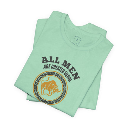 All Men Are Created Equal May T-Shirt | Leo Zodiac Birthday Tee