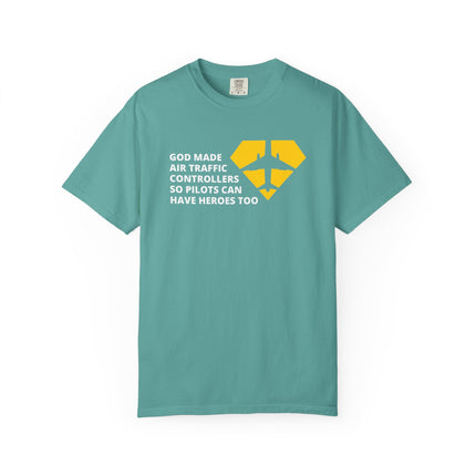 Air Traffic Controllers Superman Logo T-shirt | Pilot Appreciation Tee