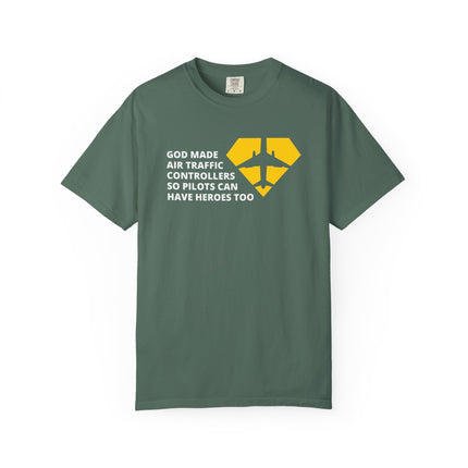 Air Traffic Controllers Superman Logo T-shirt | Pilot Appreciation Tee