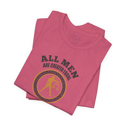 All Men Are Created Equal Libra Zodiac October T-Shirt | October Birthday Tee