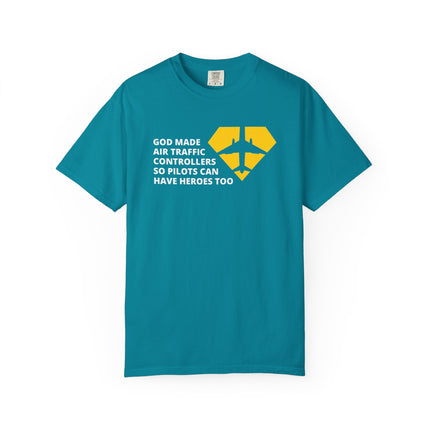 Air Traffic Controllers Superman Logo T-shirt | Pilot Appreciation Tee