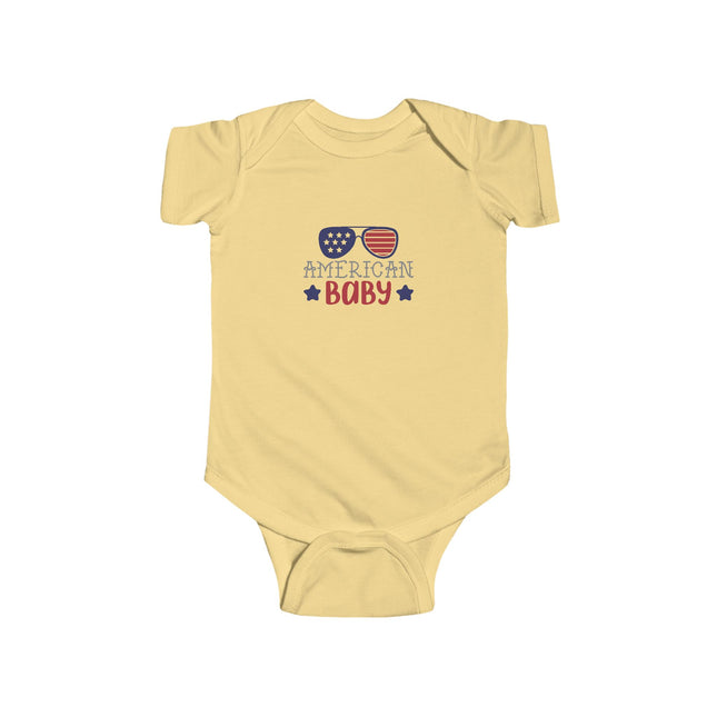 American Baby Bodysuit | Patriotic Sunglasses Fourth of July Infant