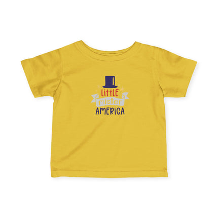 Little Mister America Infant Tee | Patriotic Baby Shirt