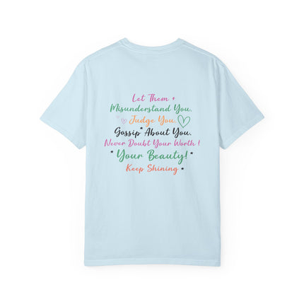 Lil Mom inspirational quote T-shirt | uplifting script back design