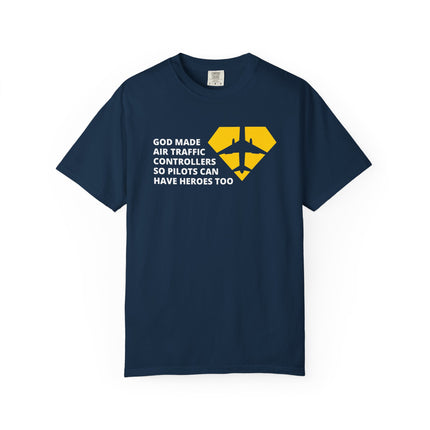 Air Traffic Controllers Superman Logo T-shirt | Pilot Appreciation Tee