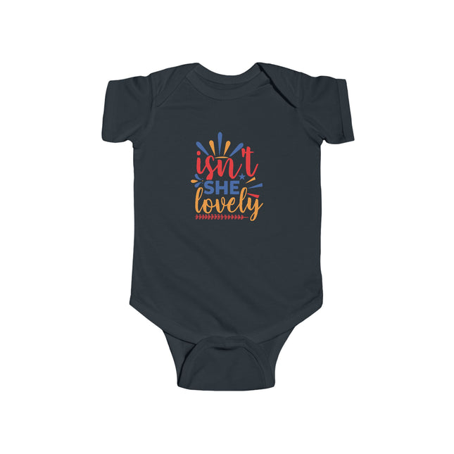 Isn't She Lovely Baby Bodysuit — Colorful Feminine Infant Onesie