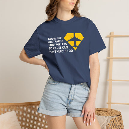 Air Traffic Controllers Superman Logo T-shirt | Pilot Appreciation Tee