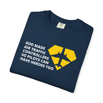 Air Traffic Controllers Superman Logo T-shirt | Pilot Appreciation Tee