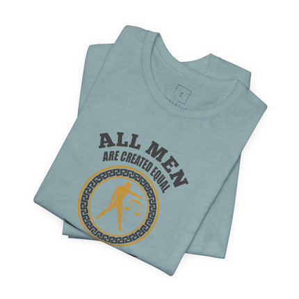 All Men Are Created Equal Libra Zodiac October T-Shirt | October Birthday Tee