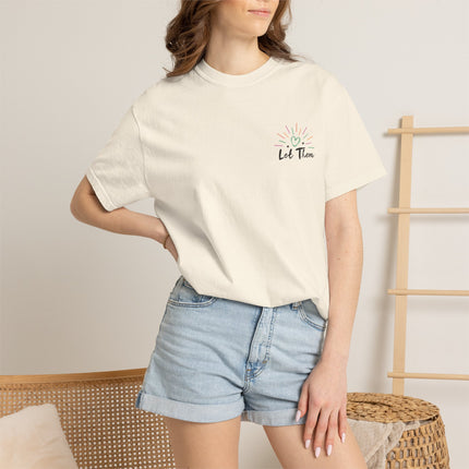 Lil Mom inspirational quote T-shirt | uplifting script back design