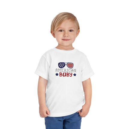 American Baby sunglasses graphic Tee | Toddler Tee, Patriotic Fourth of July