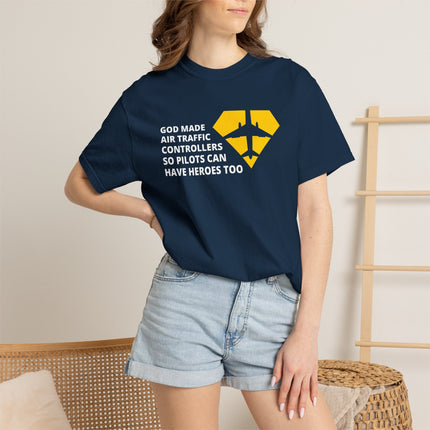 Air Traffic Controllers Superman Logo T-shirt | Pilot Appreciation Tee