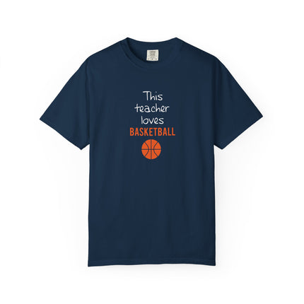 This Teacher Loves Basketball T-shirt | Basketball Teacher Tee