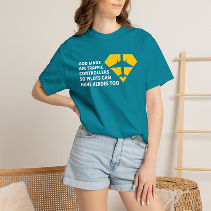 Air Traffic Controllers Superman Logo T-shirt | Pilot Appreciation Tee