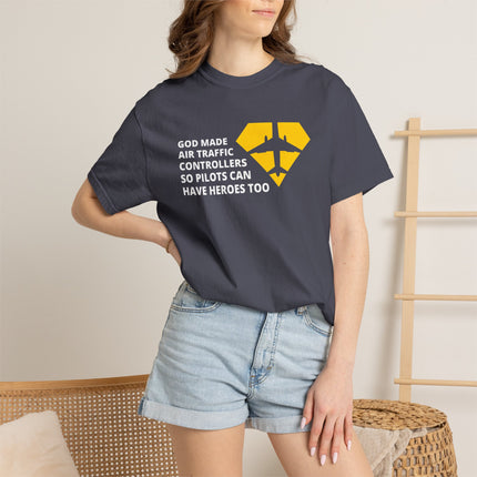 Air Traffic Controllers Superman Logo T-shirt | Pilot Appreciation Tee