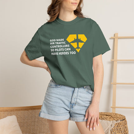 Air Traffic Controllers Superman Logo T-shirt | Pilot Appreciation Tee