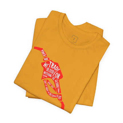 Gas Pump Ribbon Tee — “I’d Trade My Blood For” Awareness Graphic T-Shirt