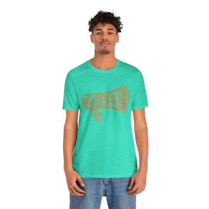 Megaphone Protest Tee — “People Power/Propaganda Is The New Weapon” Graphic T-Shirt