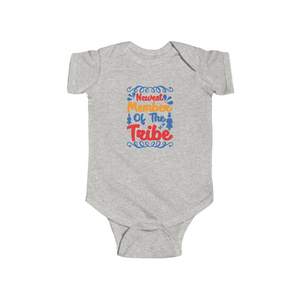 Baby Bodysuit “Newest Member of Our Tribe” — Cute Infant Onesie for Newborns & Baby Showers