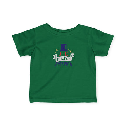 Little Mister America Infant Tee | Patriotic Baby Shirt