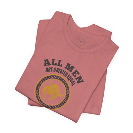 All Men Are Created Equal May T-Shirt | Leo Zodiac Birthday Tee