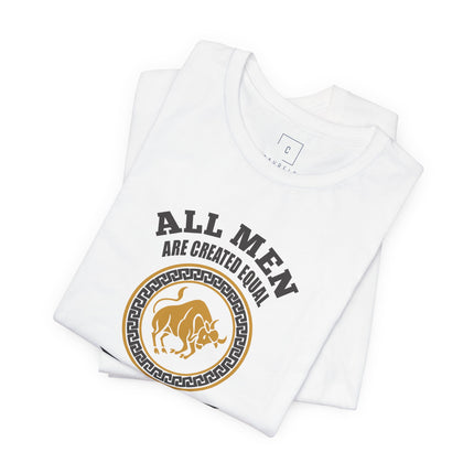 All Men Are Created Equal May T-Shirt | Leo Zodiac Birthday Tee