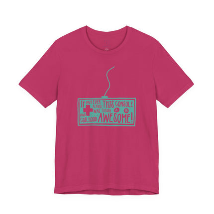 Retro Gaming Tee – “If You Played This Console When You Were Young, Then Your Childhood Was Awesome”
