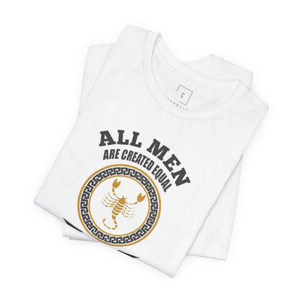 All Men Are Created Equal November T-Shirt | Scorpio Zodiac Tee