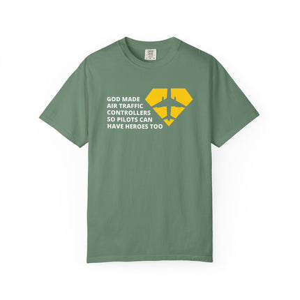 Air Traffic Controllers Superman Logo T-shirt | Pilot Appreciation Tee