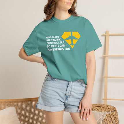 Air Traffic Controllers Superman Logo T-shirt | Pilot Appreciation Tee