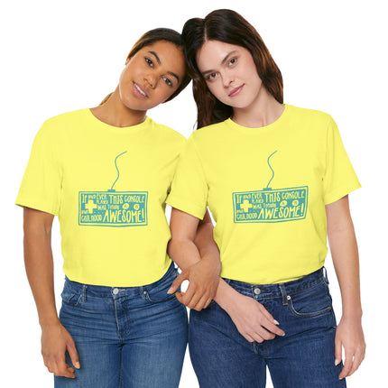 Retro Gaming Tee – “If You Played This Console When You Were Young, Then Your Childhood Was Awesome”