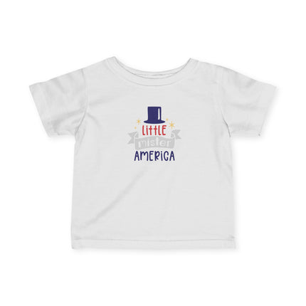 Little Mister America Infant Tee | Patriotic Baby Shirt
