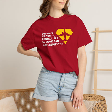 Air Traffic Controllers Superman Logo T-shirt | Pilot Appreciation Tee