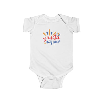 Infant Bodysuit - "Gangsta Napper" Cute Baby Onesie, Funny Newborn Gift