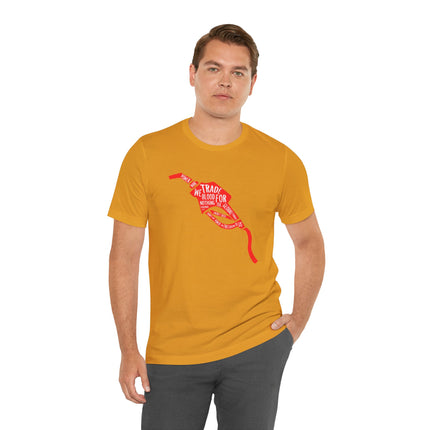 Gas Pump Ribbon Tee — “I’d Trade My Blood For” Awareness Graphic T-Shirt