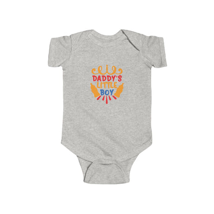 Daddy's Little Boy Infant Bodysuit – Cute Baby Onesie Gift
