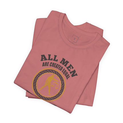 All Men Are Created Equal Libra Zodiac October T-Shirt | October Birthday Tee