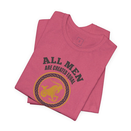 Capricorn Zodiac Emblem T-Shirt | All Men Are Created Equal, January