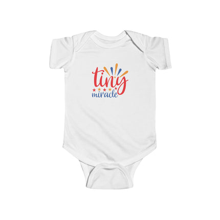 Tiny Miracle Infant Bodysuit — Colorful Baby Onesie