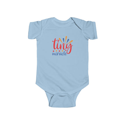 Tiny Miracle Infant Bodysuit — Colorful Baby Onesie