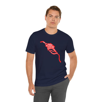 Gas Pump Ribbon Tee — “I’d Trade My Blood For” Awareness Graphic T-Shirt